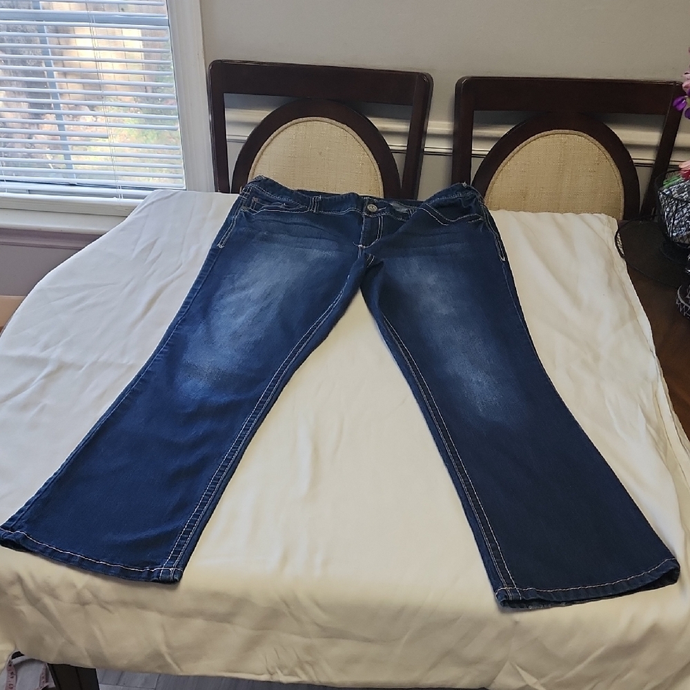 Women's Maurices Stretch Straight Blue Jeans